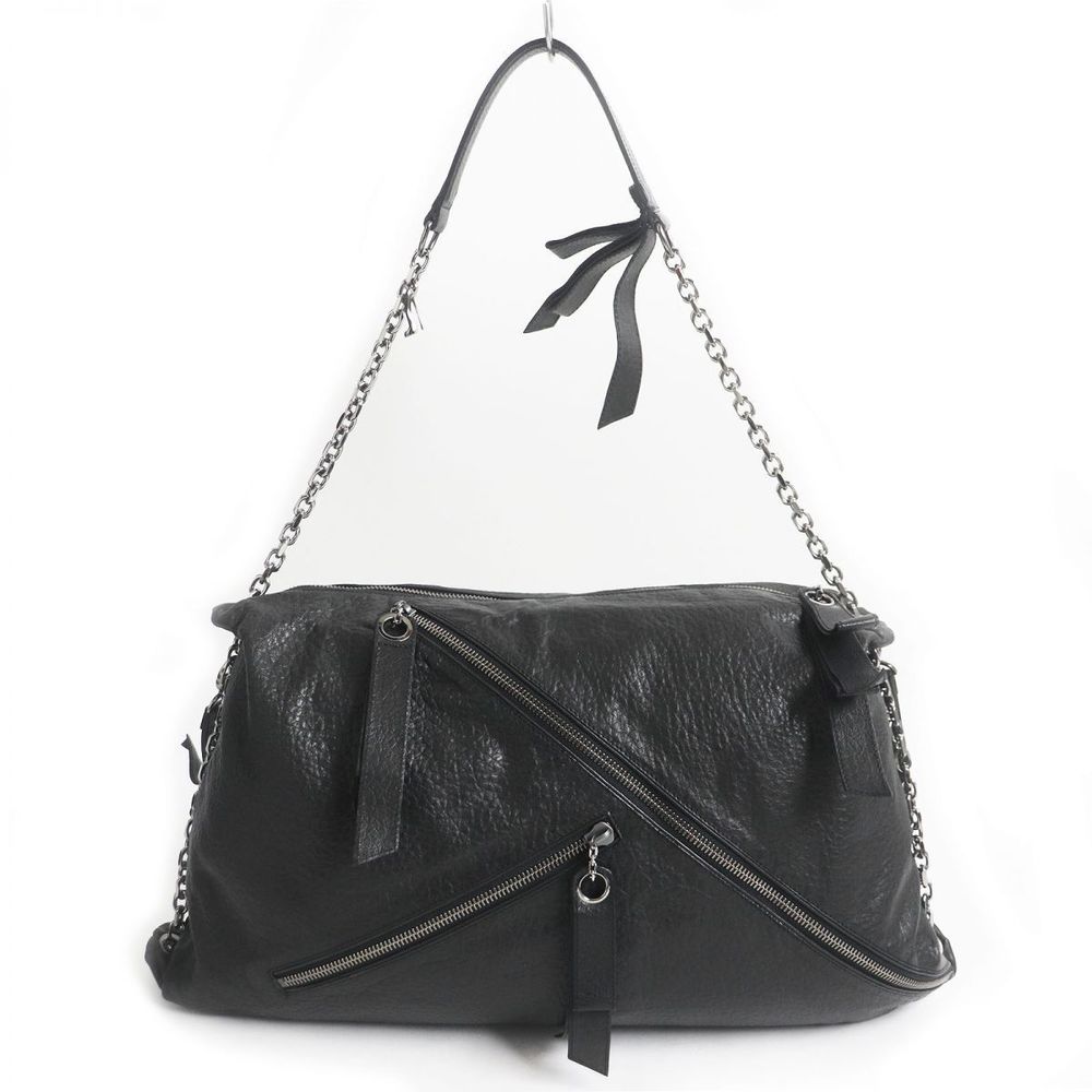 Christian Louboutin Trophe Large Nappa Chain Leather Black